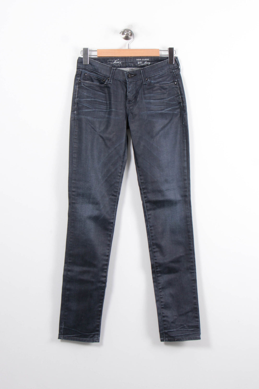 Jean Skinny Gris - Taille M/38 de la marque Levi's | PARAD56839 - Vendu par Paradigme - Image 2