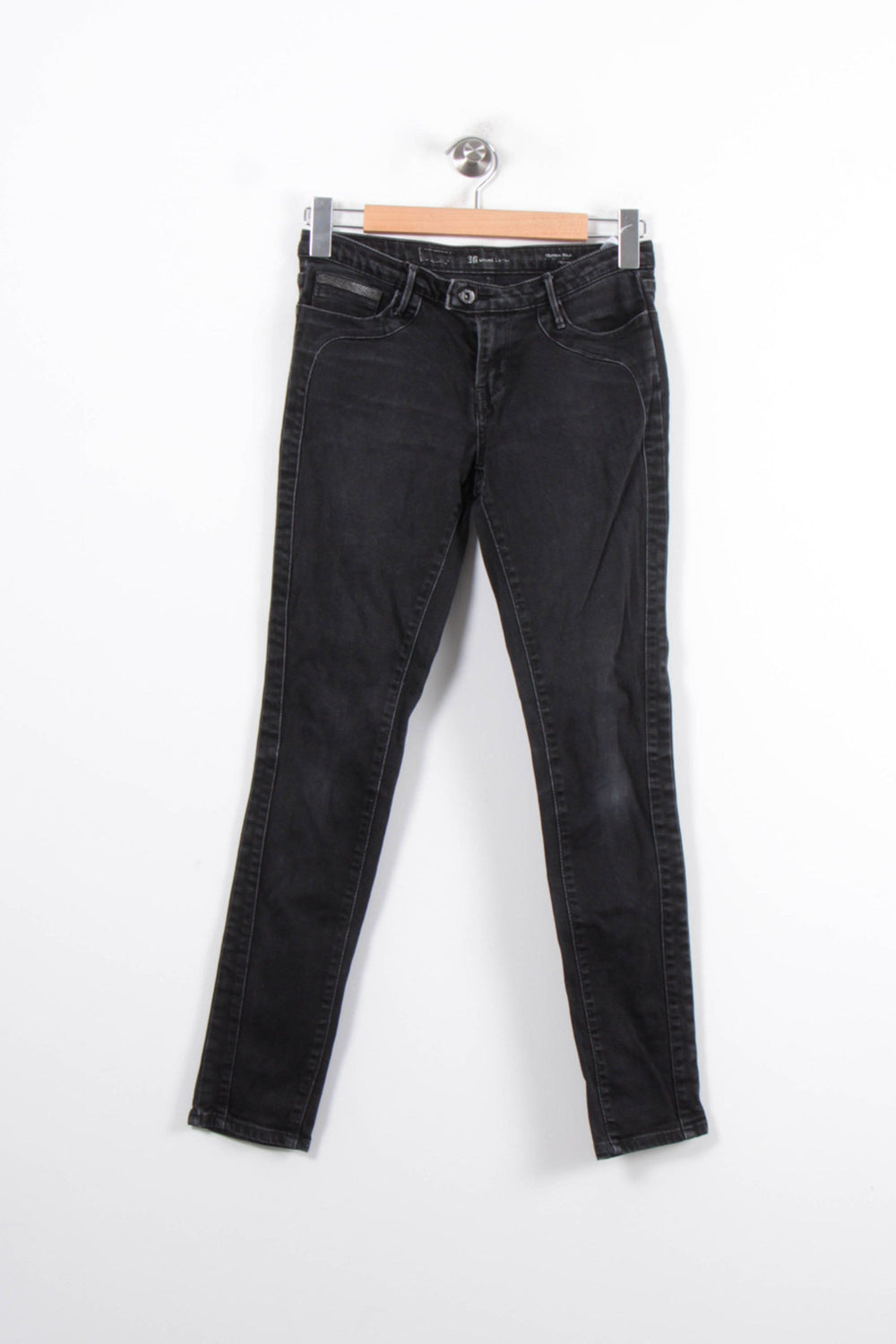 Jean Skinny Gris - Taille S/36 de la marque Levi's | PARAD56840 - Vendu par Paradigme - Image 2