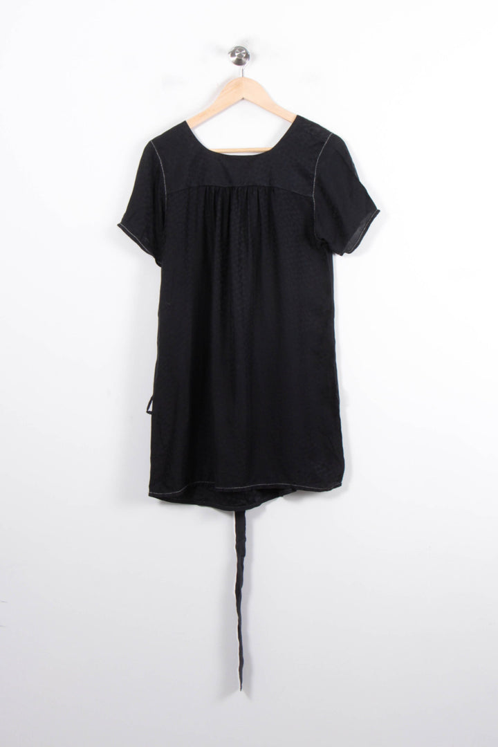 Robe Noire - Taille M/38 de la marque Sandro | PARAD56842 - Vendu par Paradigme - Image 4