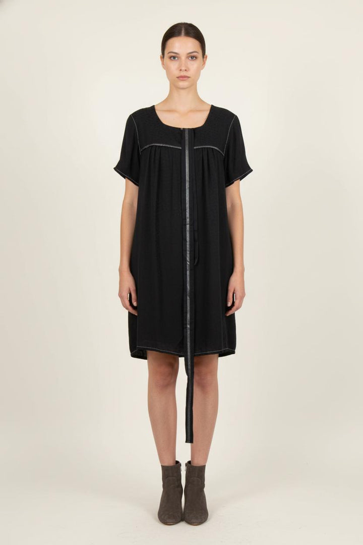 Robe Noire - Taille M/38 de la marque Sandro | PARAD56842 - Vendu par Paradigme - Image 1