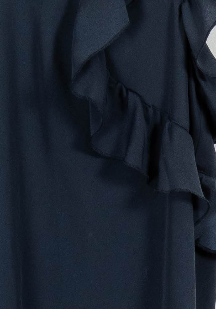 Robe Volantée Bleue - Taille M/38 de la marque Pablo | PARAD56846 - Vendu par Paradigme - Image 3