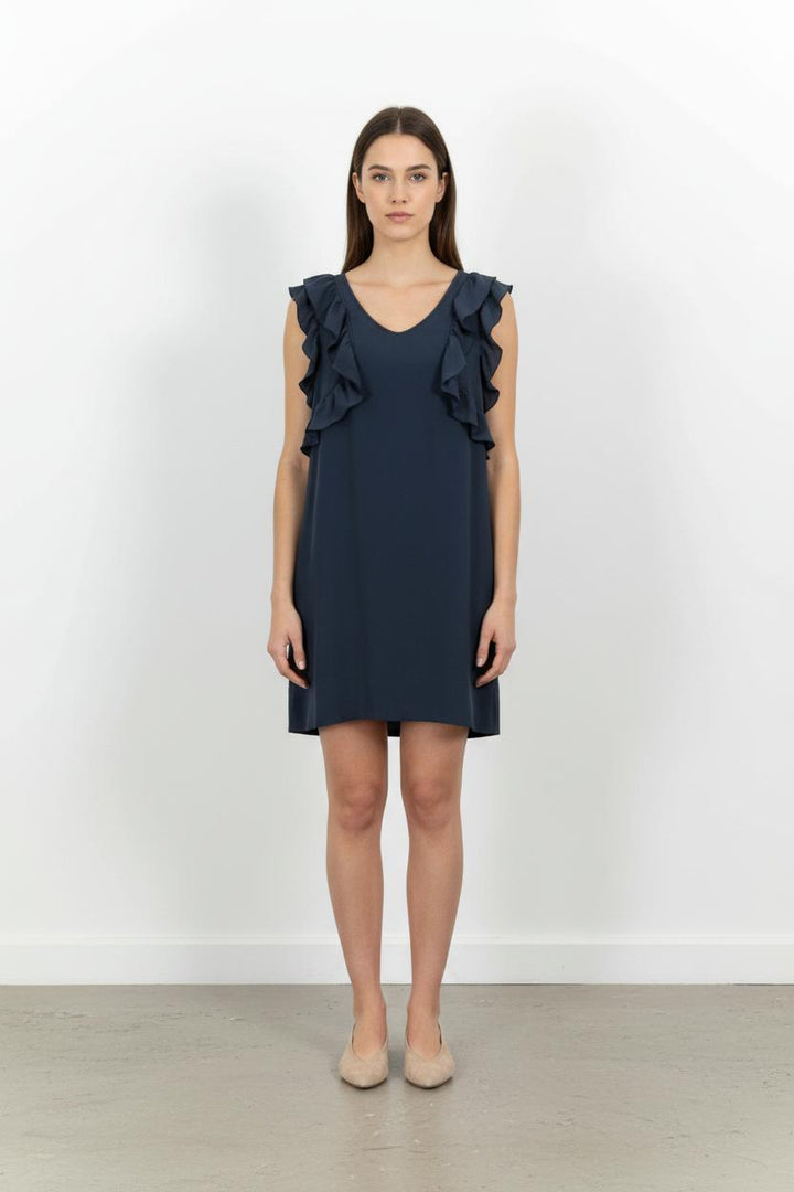 Robe Volantée Bleue - Taille M/38 de la marque Pablo | PARAD56846 - Vendu par Paradigme - Image 1