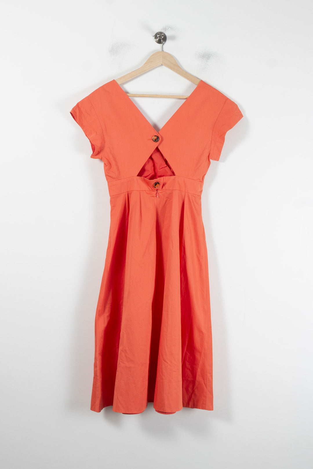 Robe Longue Orange - Taille M/38 de la marque Tara Jarmon | PARAD56849 - Vendu par Paradigme - Image 2