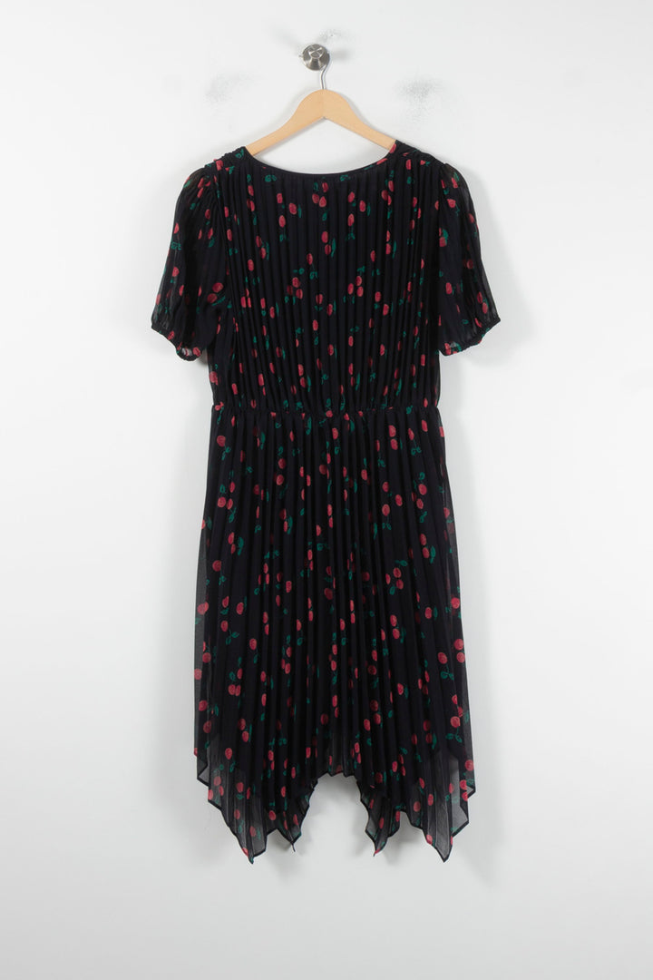 Robe Longue Noire et Rouge - Taille L/40 de la marque The Kooples | PARAD56852 - Vendu par Paradigme - Image 4