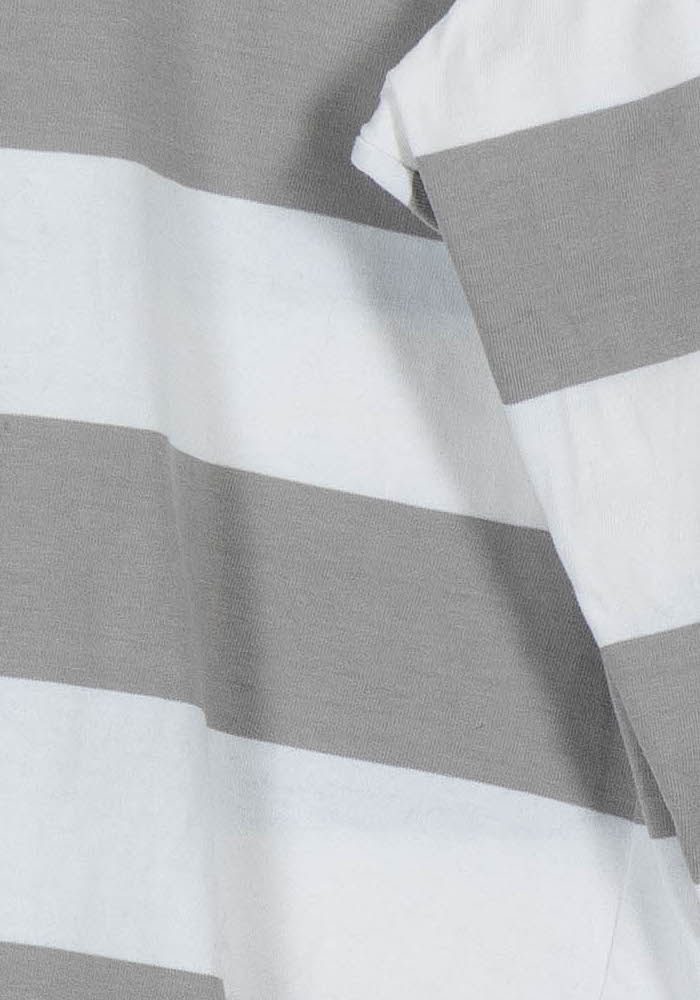 T-shirt Manches Longues Gris et Blanc - Taille M/38 de la marque Agnès b. | PARAD56855 - Vendu par Paradigme - Image 3