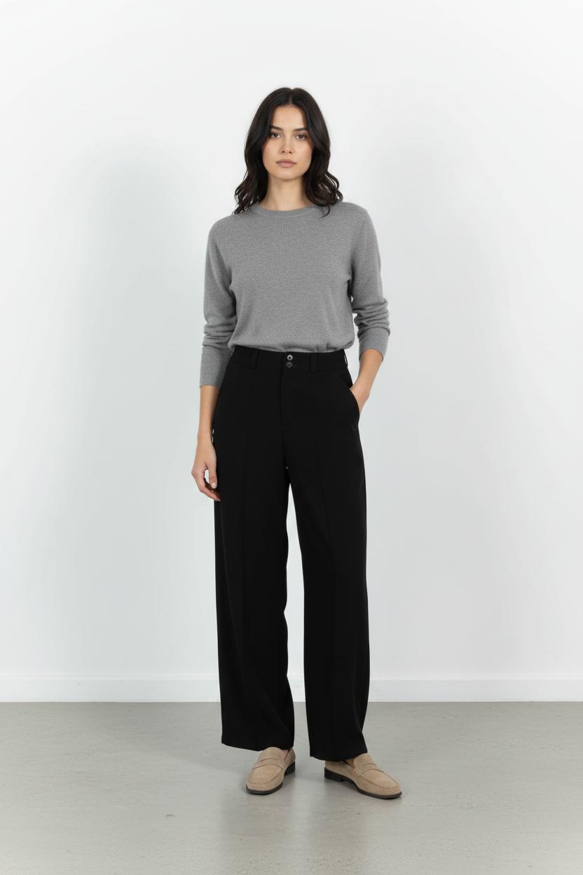 Pantalon Noir - Taille M/38 de la marque Agnès b. | PARAD56857 - Vendu par Paradigme - Image 1