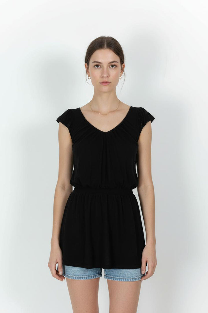 Combishort Noire - Taille S/36 de la marque Vanessa Bruno | PARAD56860 - Vendu par Paradigme - Image 1