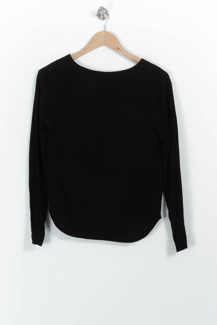 Blouse Noire - Taille S/36 de la marque Sandro | PARAD56863 - Vendu par Paradigme - Image 4