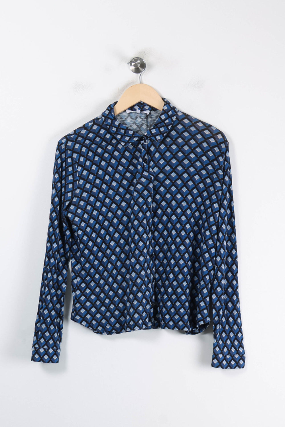 Chemise Bleu et Noire - Taille S/36 de la marque Gerard Darel | PARAD56882 - Vendu par Paradigme - Image 2
