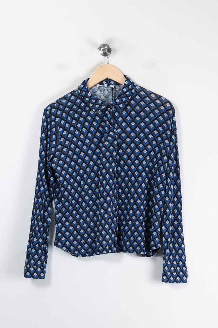 Chemise Bleu et Noire - Taille S/36 de la marque Gerard Darel | PARAD56882 - Vendu par Paradigme - Image 2