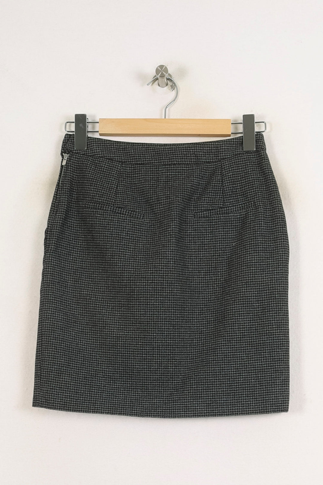 Jupe Droite Grise - Taille S/36 de la marque Claudie Pierlot | PARAD56891 - Vendu par Paradigme - Image 4