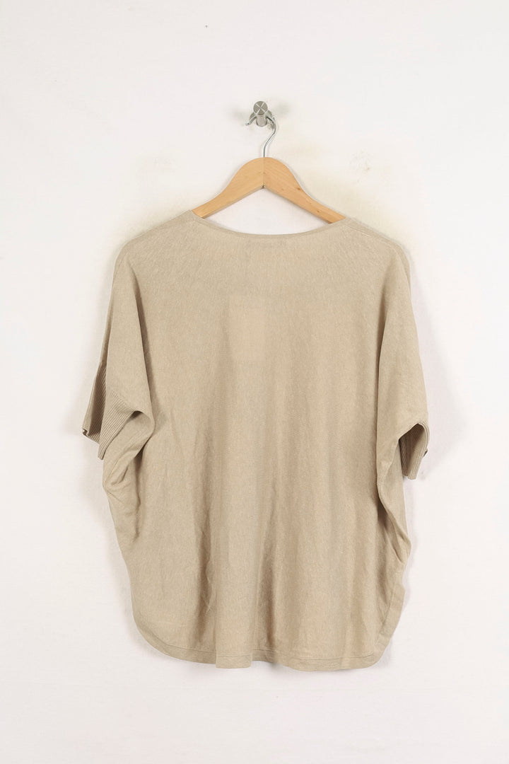 Pull Beige - Taille M/38 de la marque Max Mara | PARAD56895 - Vendu par Paradigme - Image 4