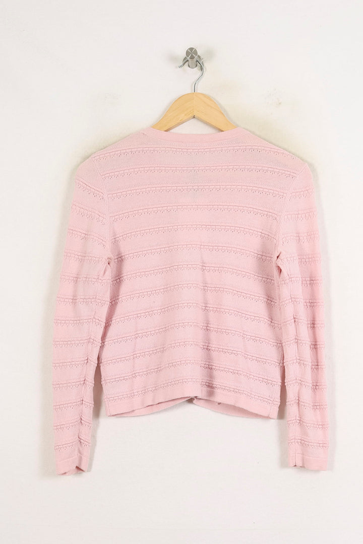 Cardigan Rose - Taille S/36 de la marque Claudie Pierlot | PARAD56897 - Vendu par Paradigme - Image 4