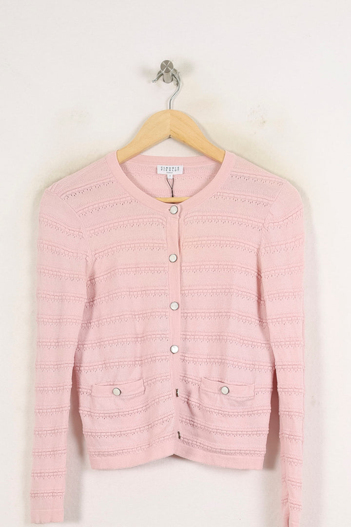 Cardigan Rose - Taille S/36 de la marque Claudie Pierlot | PARAD56897 - Vendu par Paradigme - Image 2