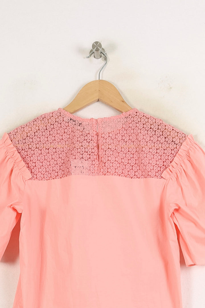Blouse Rose - Taille S/36 de la marque Sandro | PARAD56898 - Vendu par Paradigme - Image 4