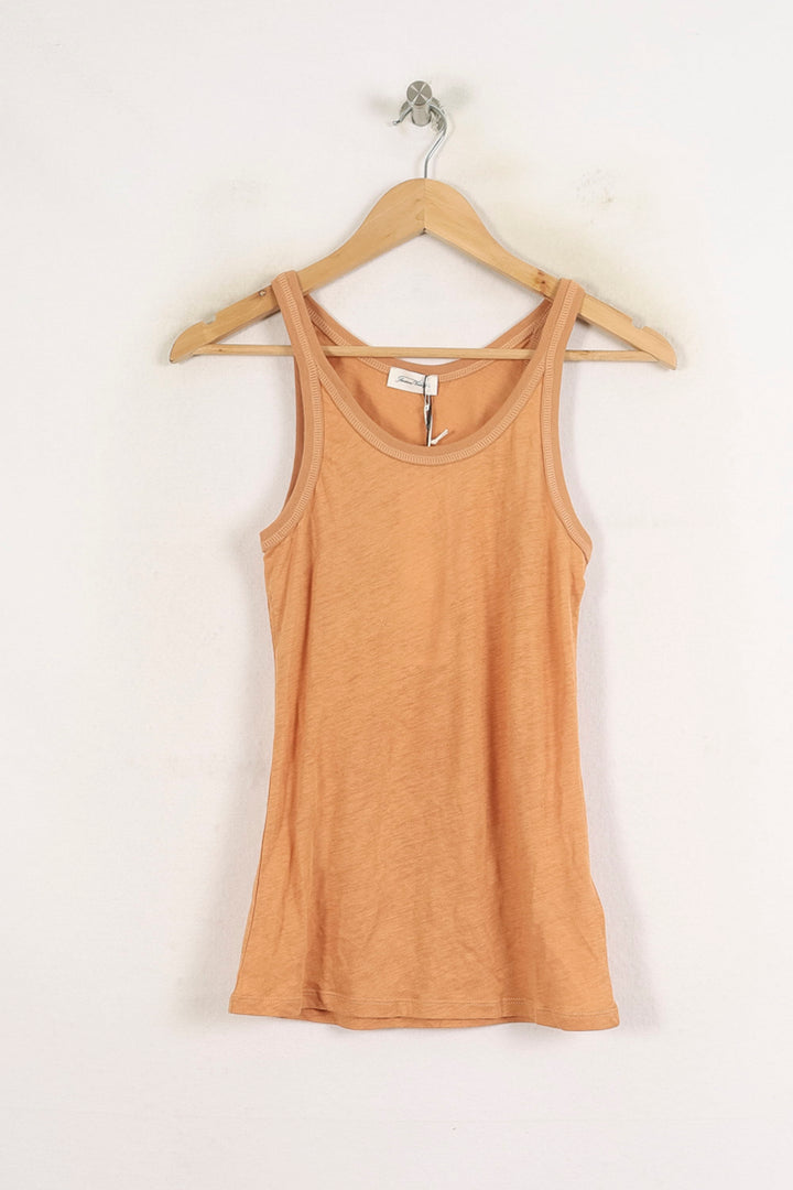 Débardeur Orange - Taille M/38 de la marque American Vintage | PARAD56901 - Vendu par Paradigme - Image 2