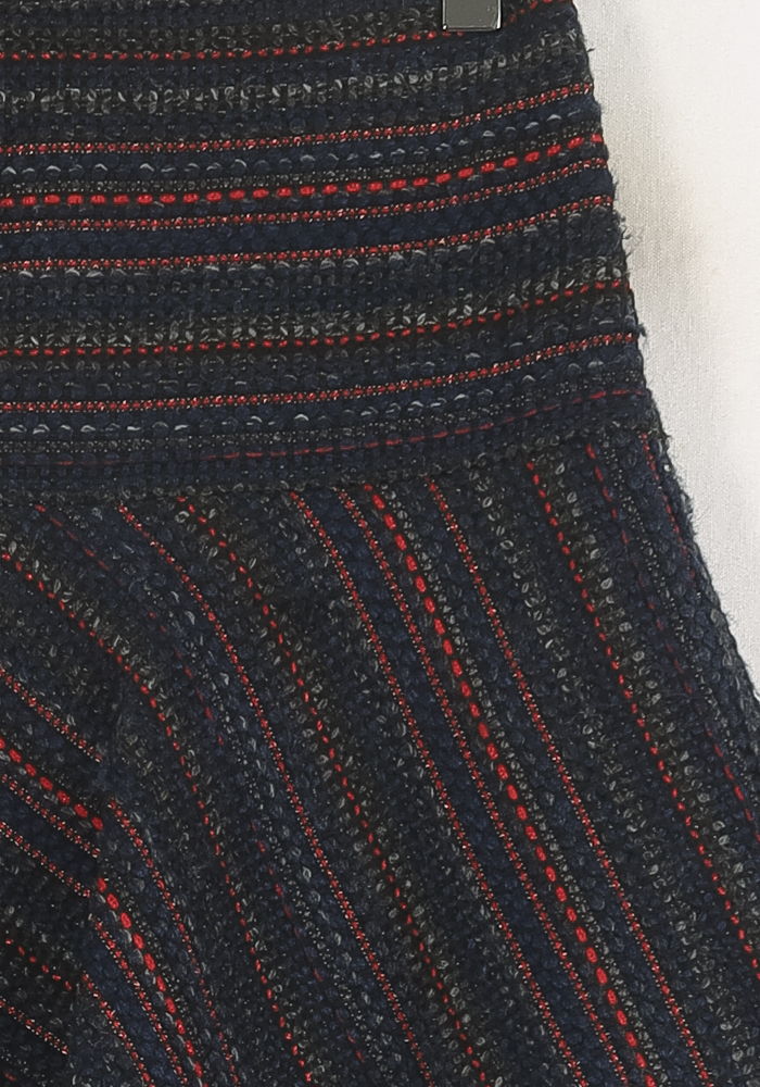 Jupe Évasée Bleu et Rouge - Taille M/38 de la marque Caroll | PARAD56902 - Vendu par Paradigme - Image 3