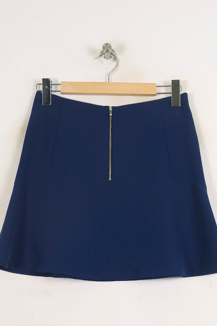 Jupe Courte Bleue - Taille M/38 de la marque Sandro | PARAD56903 - Vendu par Paradigme - Image 4