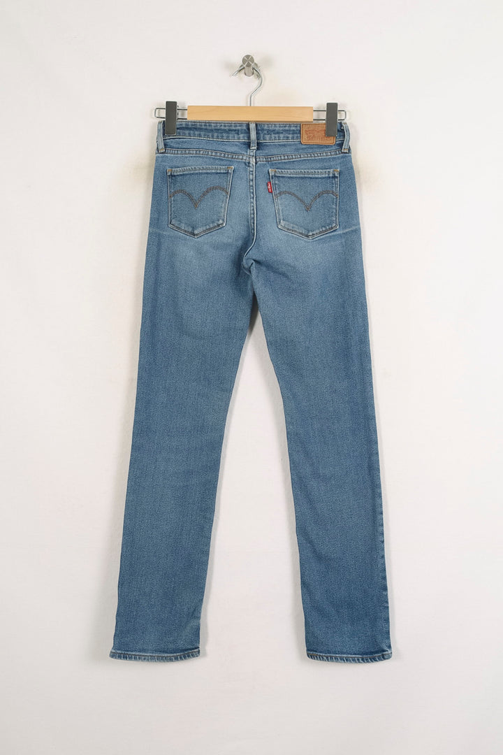 Jean Droit Bleu - Taille S/36 de la marque Levi's | PARAD56904 - Vendu par Paradigme - Image 4