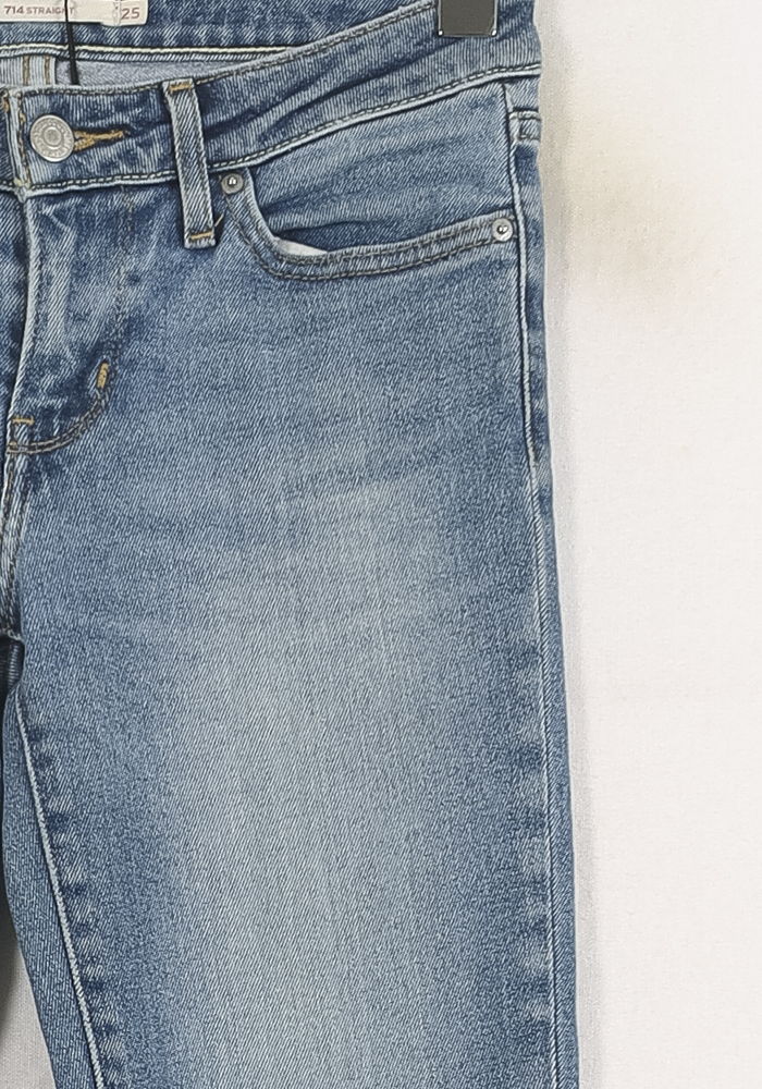 Jean Droit Bleu - Taille S/36 de la marque Levi's | PARAD56904 - Vendu par Paradigme - Image 3