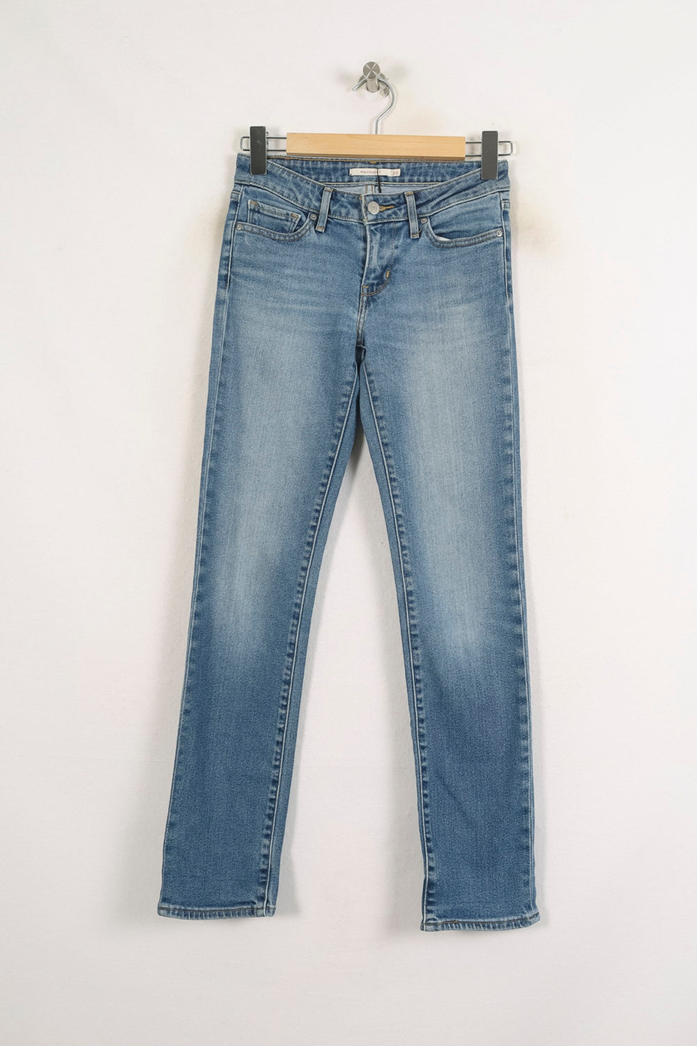 Jean Droit Bleu - Taille S/36 de la marque Levi's | PARAD56904 - Vendu par Paradigme - Image 2