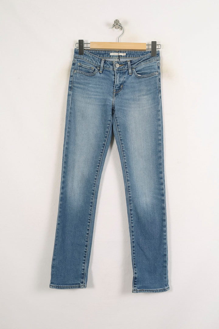 Jean Droit Bleu - Taille S/36 de la marque Levi's | PARAD56904 - Vendu par Paradigme - Image 2