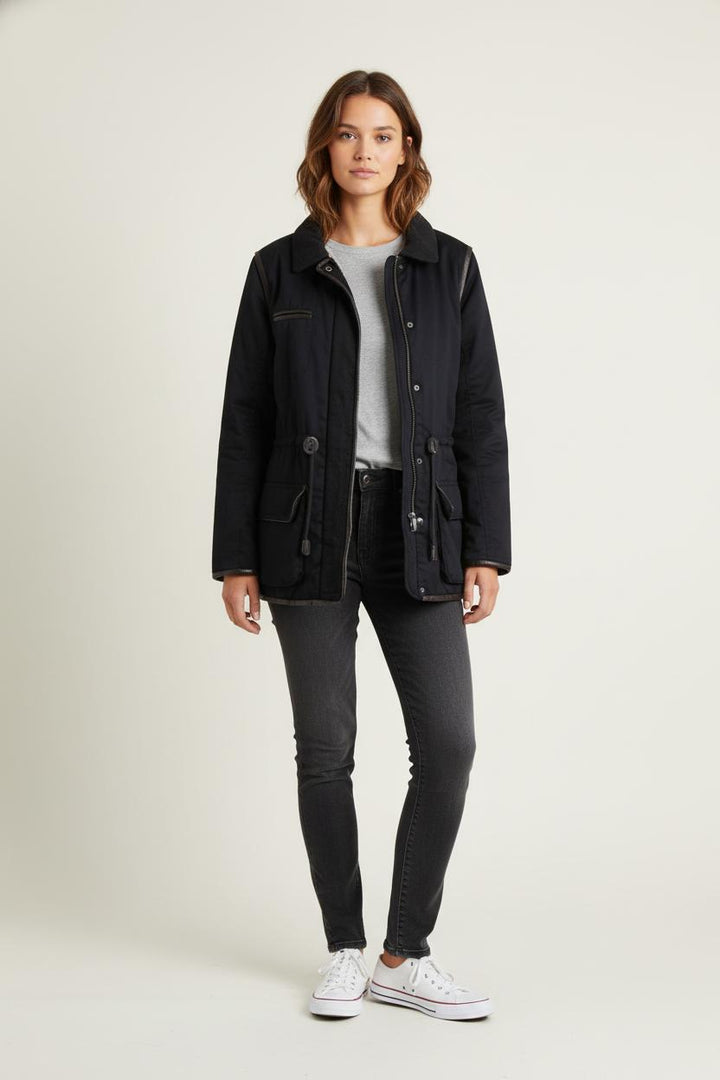 Veste Noire - Taille M/38 de la marque Sandro | PARAD56905 - Vendu par Paradigme - Image 1