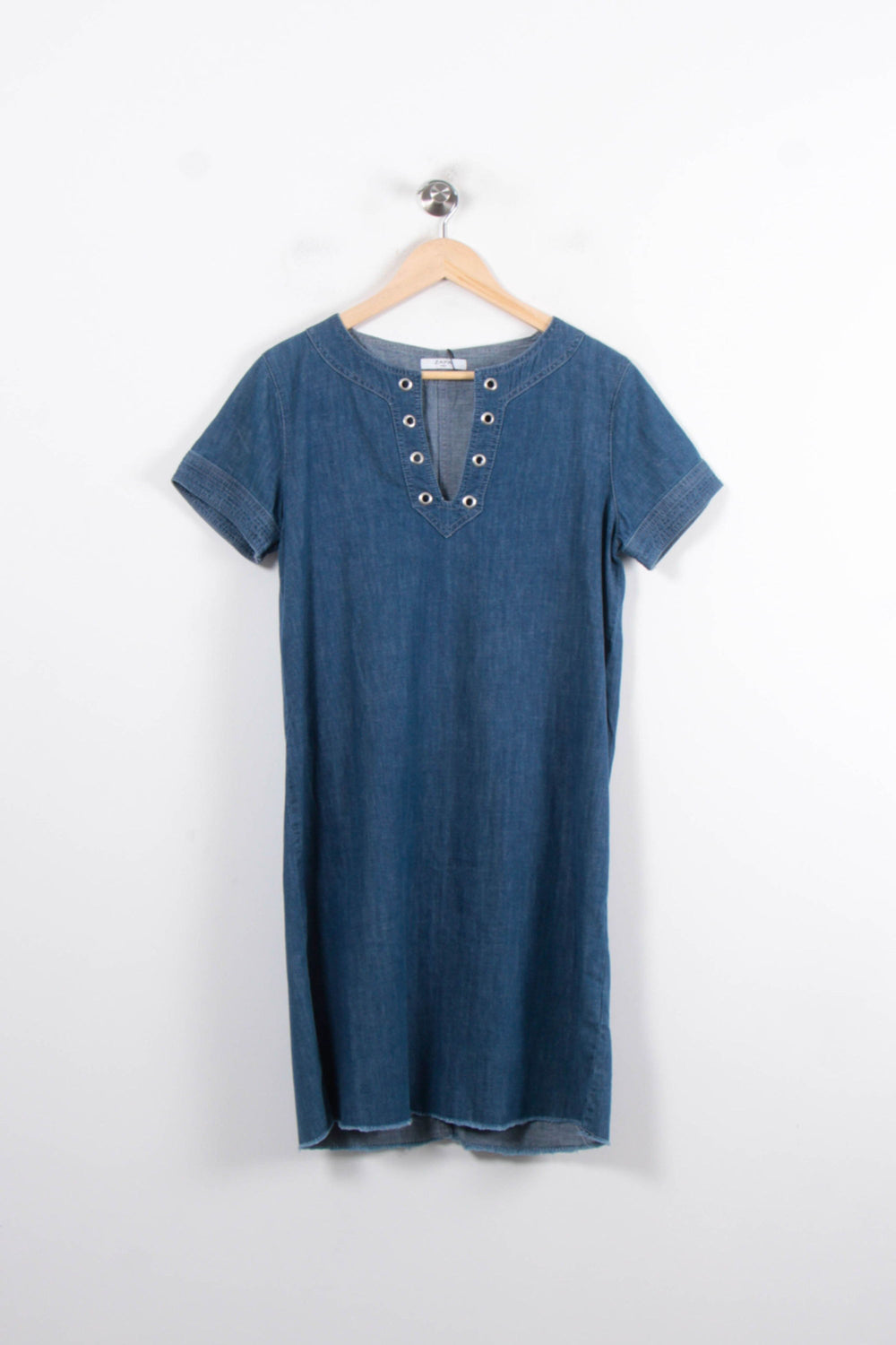 Robe Chemise Bleue - Taille M/38 de la marque ZAPA | PARAD56906 - Vendu par Paradigme - Image 2