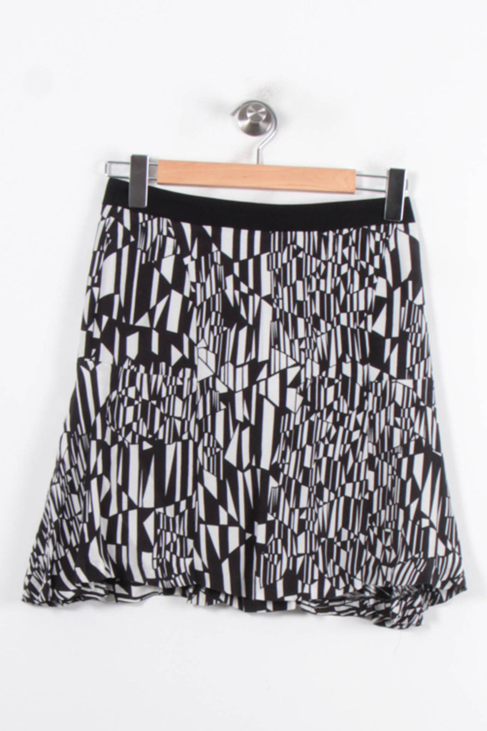 Jupe Midi Noire et Blanche - Taille S/36 de la marque Sandro | PARAD56913 - Vendu par Paradigme - Image 2