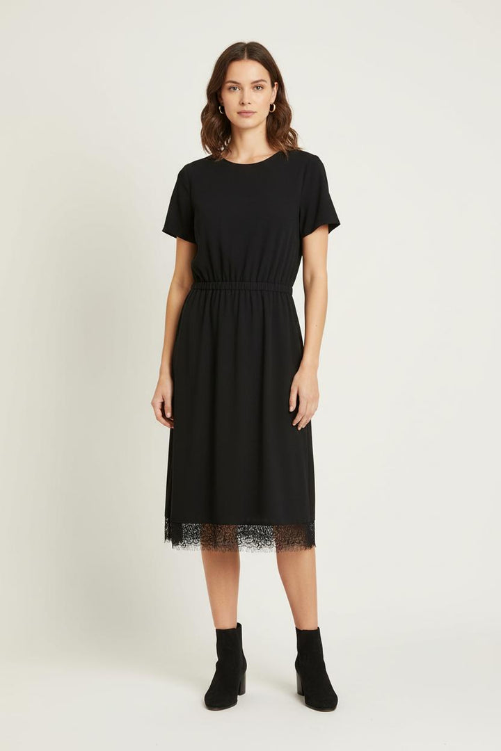 Robe Midi Noire - Taille L/40 de la marque Sud express | PARAD56914 - Vendu par Paradigme - Image 1