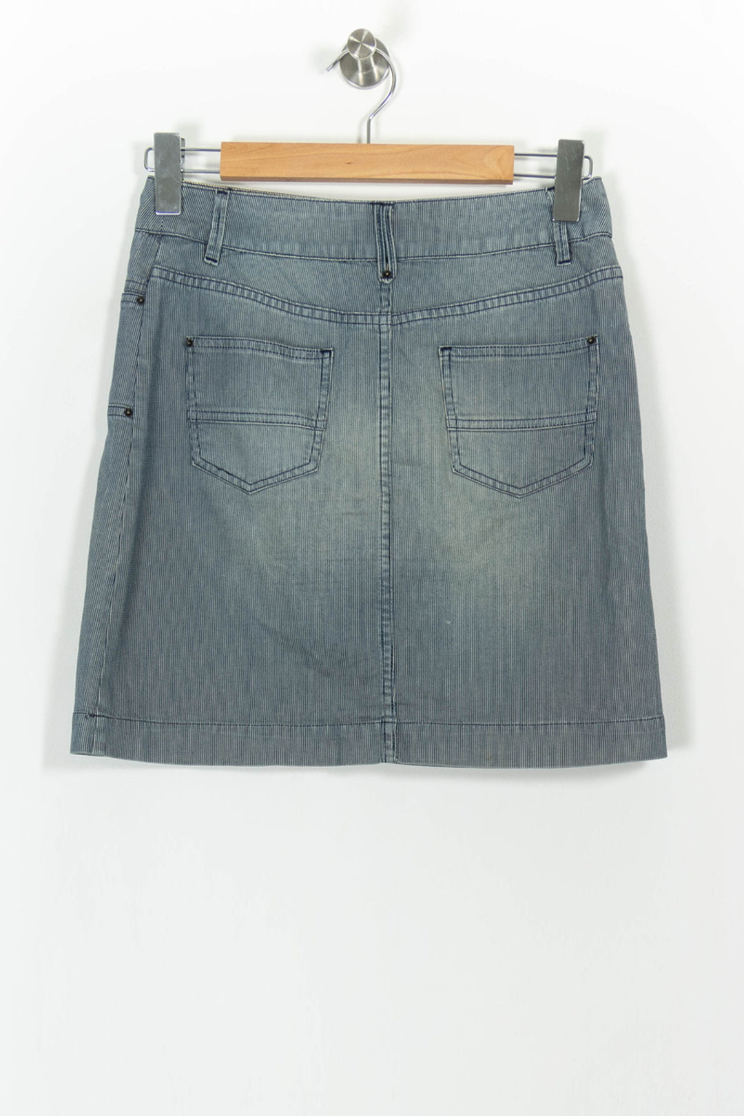 Jupe Courte Bleue - Taille S/36 de la marque Caroll | PARAD56916 - Vendu par Paradigme - Image 4