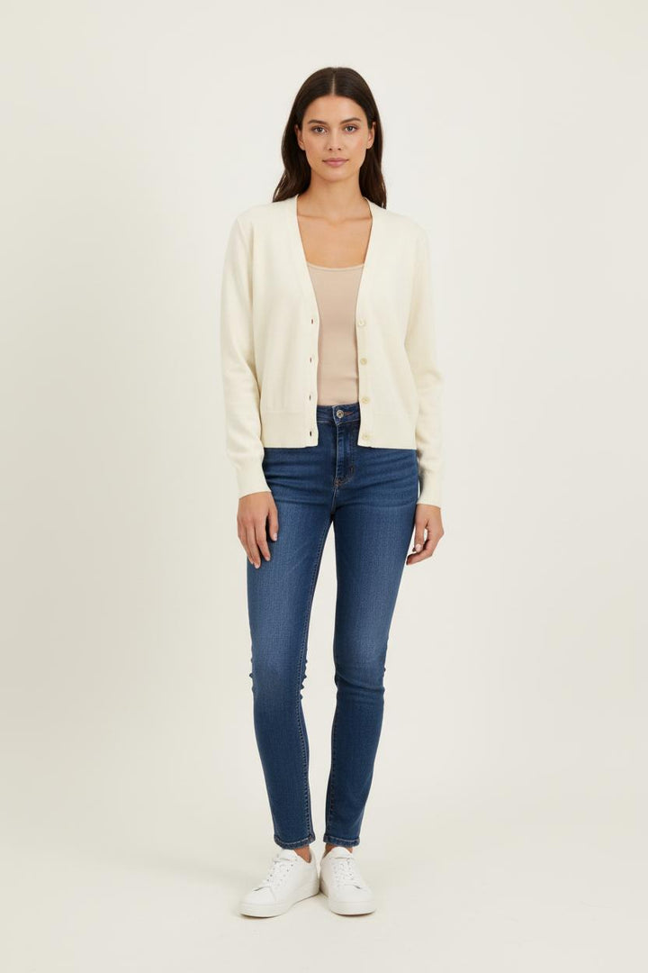 Cardigan Beige - Taille S/36 de la marque Rodier | PARAD56918 - Vendu par Paradigme - Image 1