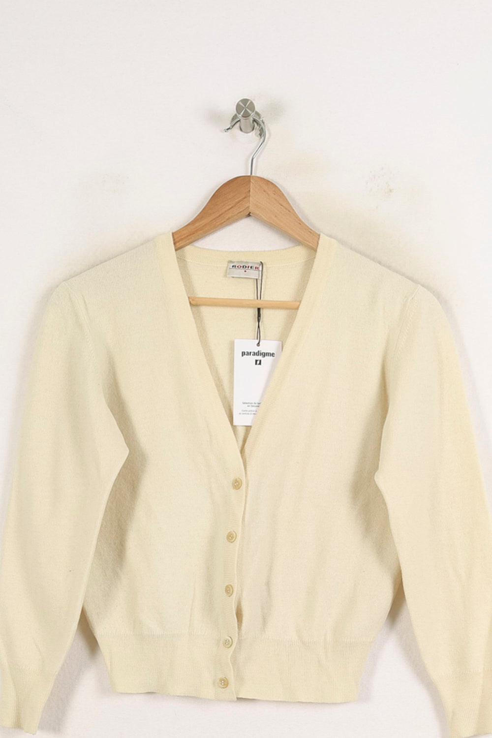 Cardigan Beige - Taille S/36 de la marque Rodier | PARAD56918 - Vendu par Paradigme - Image 2
