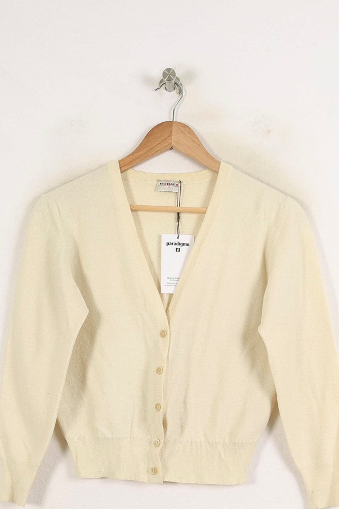 Cardigan Beige - Taille S/36 de la marque Rodier | PARAD56918 - Vendu par Paradigme - Image 2