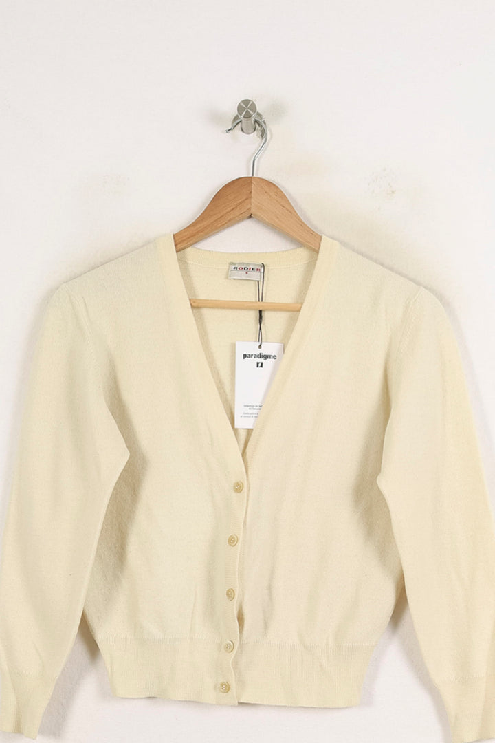 Cardigan Beige - Taille S/36 de la marque Rodier | PARAD56918 - Vendu par Paradigme - Image 2