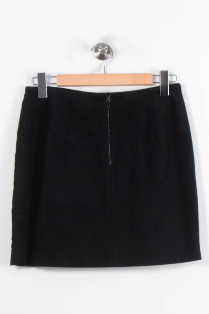 Jupe Droite Noire - Taille L/40 de la marque Sandro | PARAD56920 - Vendu par Paradigme - Image 4
