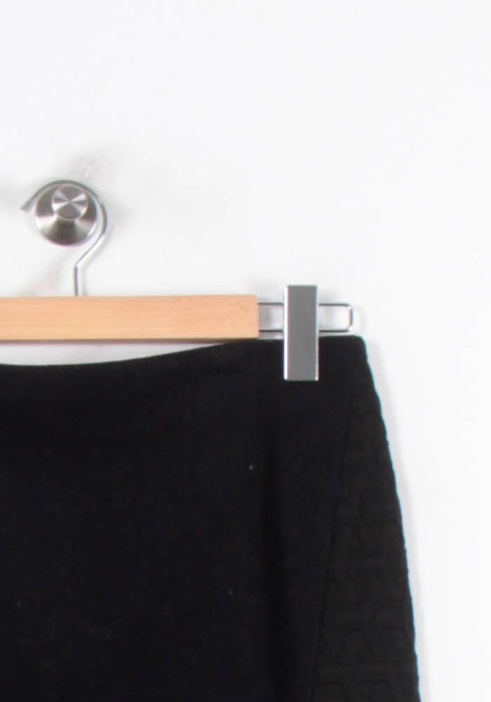 Jupe Droite Noire - Taille L/40 de la marque Sandro | PARAD56920 - Vendu par Paradigme - Image 3