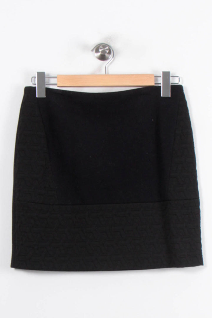 Jupe Droite Noire - Taille L/40 de la marque Sandro | PARAD56920 - Vendu par Paradigme - Image 2