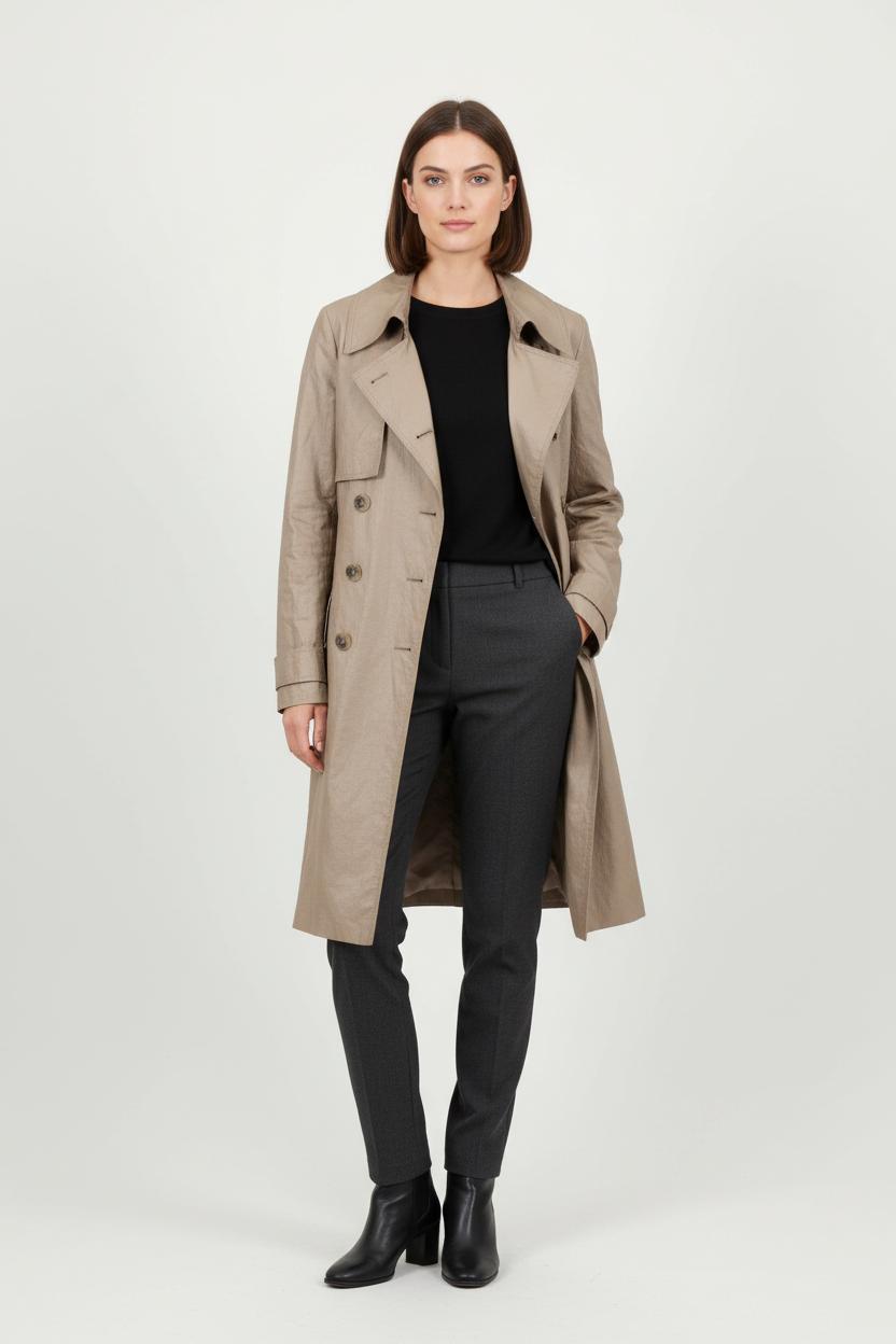 Trench Beige - Taille M/38 de la marque IKKS | PARAD56927 - Vendu par Paradigme - Image 1