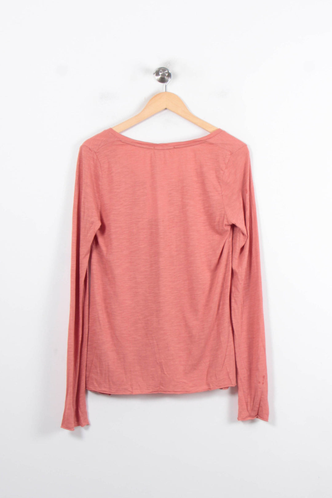 Tee-shirt Manches Longues Rose - Taille S/36 de la marque American Vintage | PARAD56942 - Vendu par Paradigme - Image 4