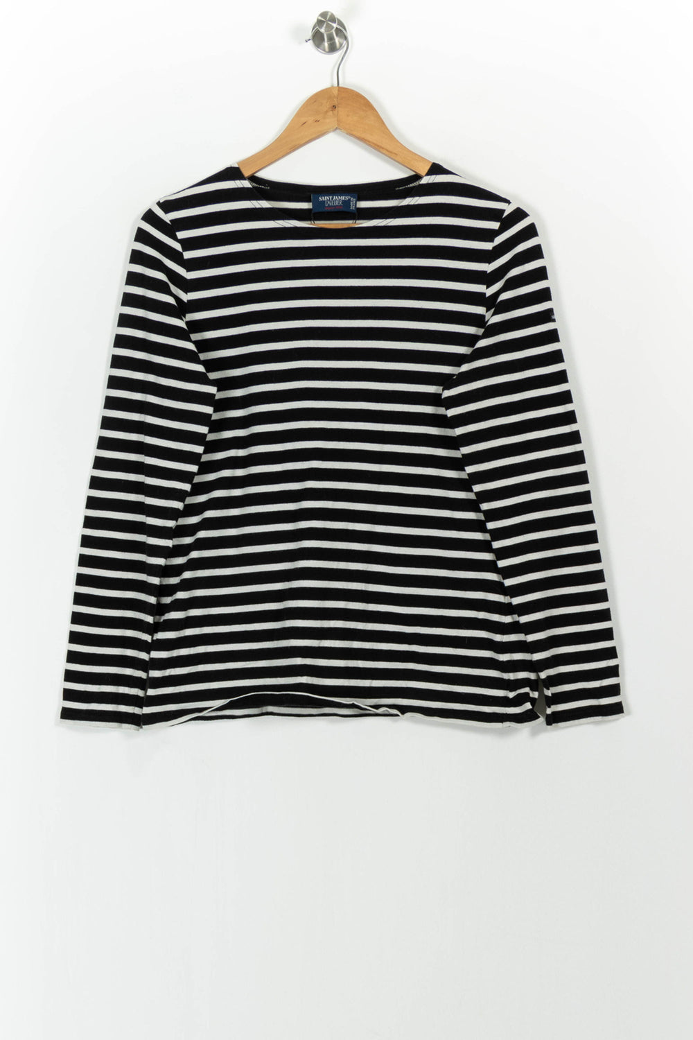 Marinière Noir et Blanc - Taille L/40 de la marque Saint James | PARAD56944 - Vendu par Paradigme - Image 2