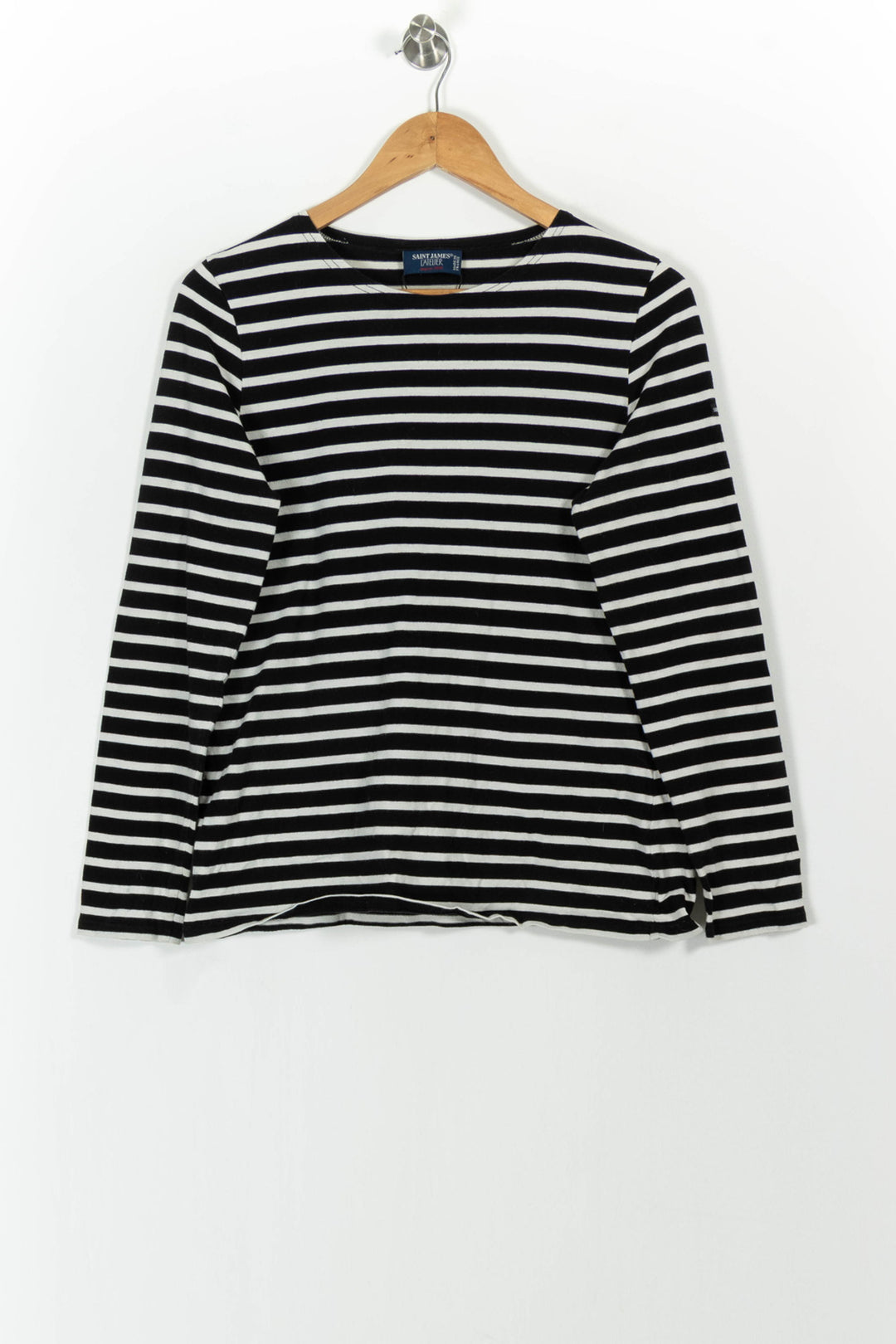 Marinière Noir et Blanc - Taille L/40 de la marque Saint James | PARAD56944 - Vendu par Paradigme - Image 2