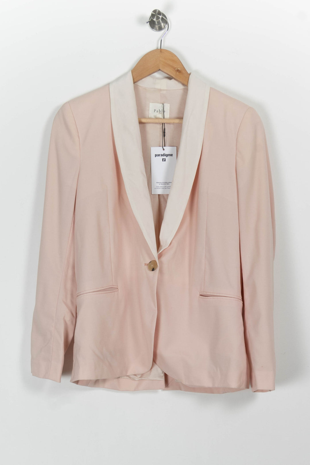 Blazer Rose et Blanc - Taille S/36 de la marque Pablo | PARAD56948 - Vendu par Paradigme - Image 2