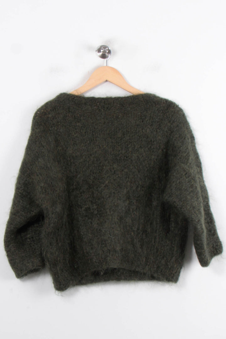 Pull Vert - Taille M/38 de la marque Au Printemps Paris | PARAD56952 - Vendu par Paradigme - Image 4