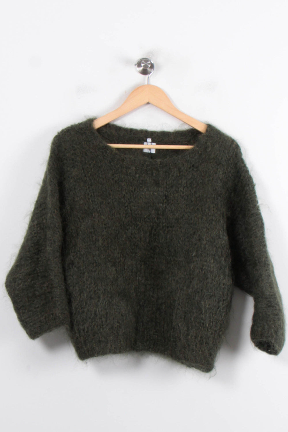 Pull Vert - Taille M/38 de la marque Au Printemps Paris | PARAD56952 - Vendu par Paradigme - Image 2