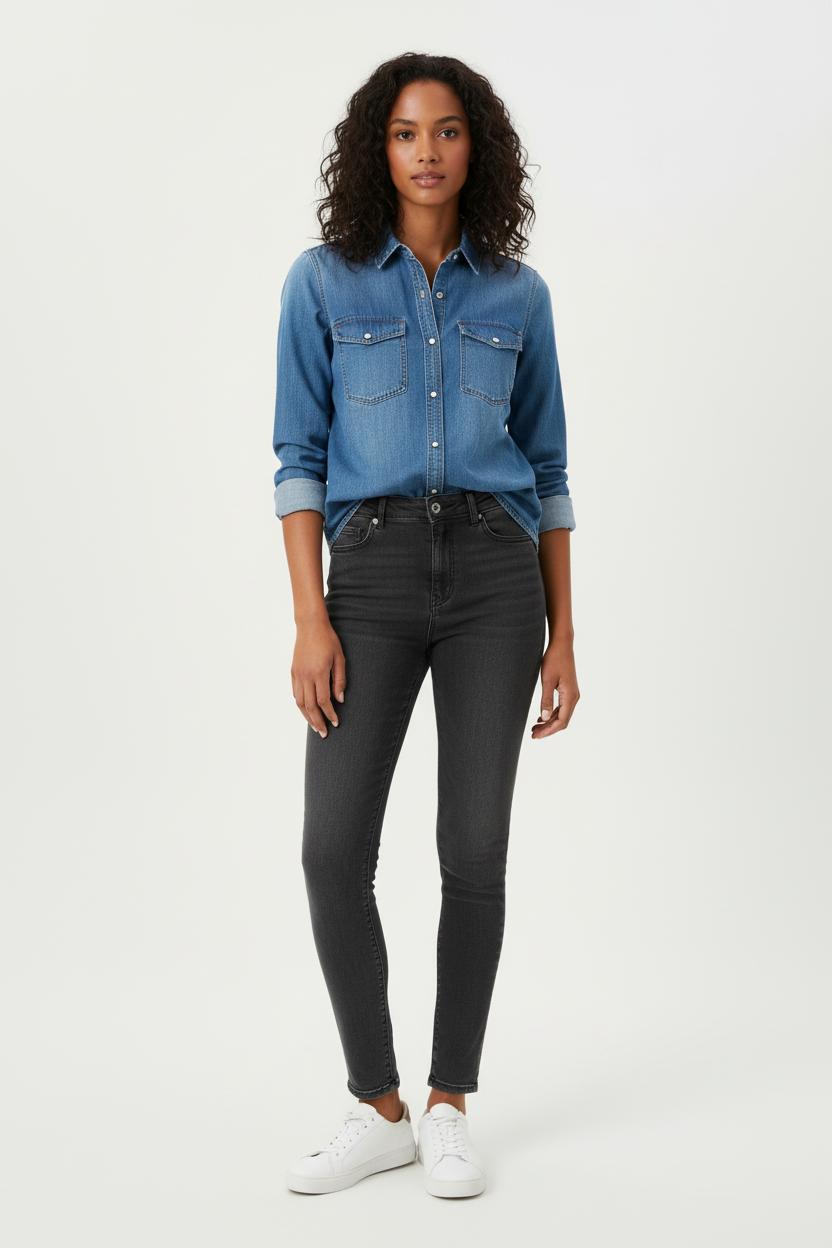 Chemise en Jean Bleue - Taille M/38 de la marque Zadig&Voltaire | PARAD56959 - Vendu par Paradigme - Image 1