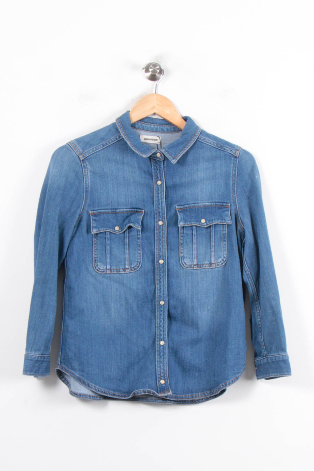 Chemise en Jean Bleue - Taille M/38 de la marque Zadig&Voltaire | PARAD56959 - Vendu par Paradigme - Image 2