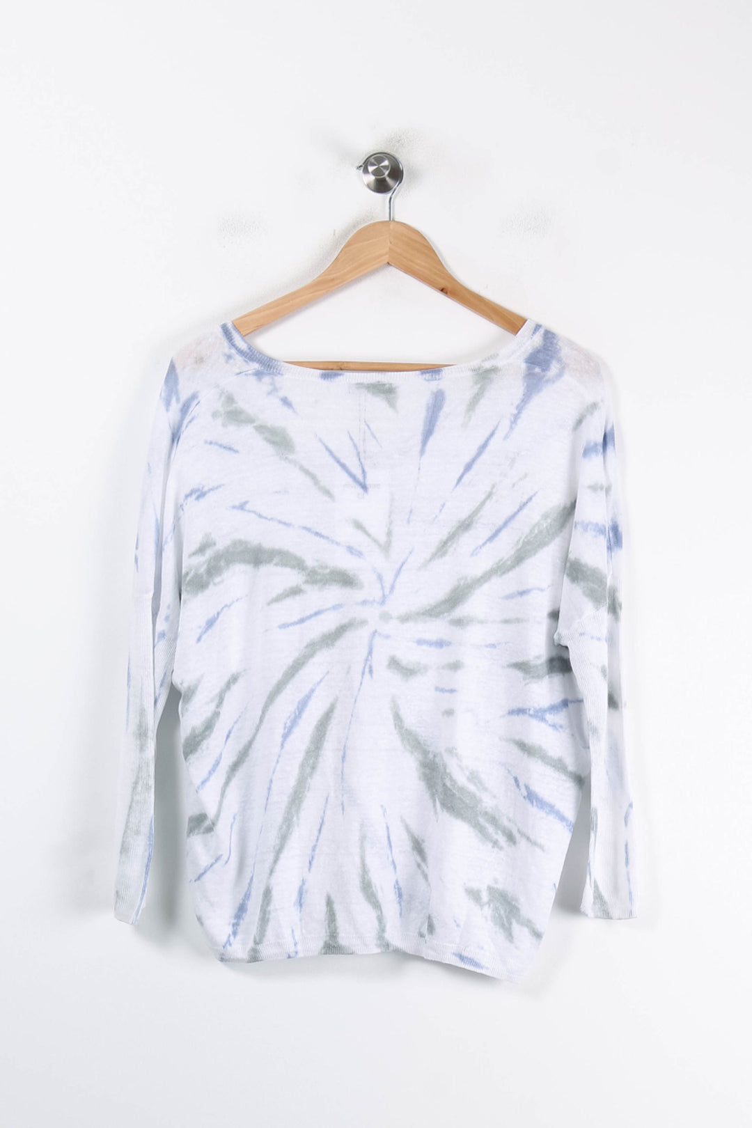 Sweat à Col V Blanc et Bleu - Taille S/36 de la marque Gerard Darel | PARAD56961 - Vendu par Paradigme - Image 4