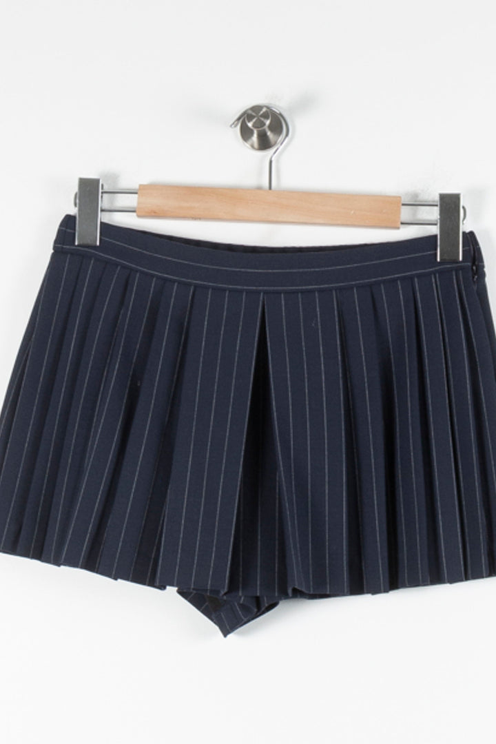 Short Bleu à Rayures - Taille S/36 de la marque Maje | PARAD56962 - Vendu par Paradigme - Image 4