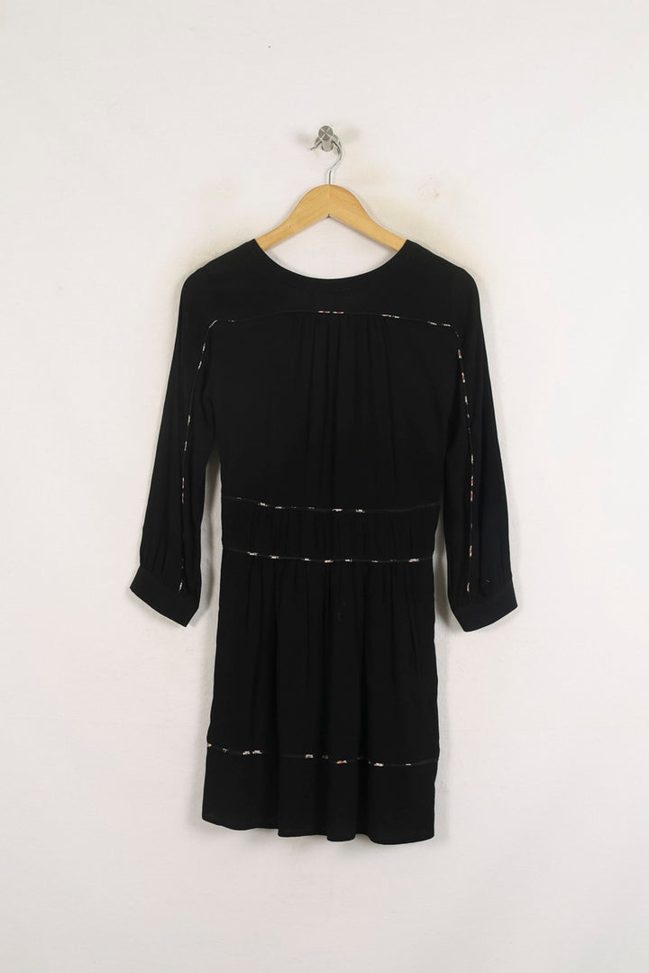 Robe Midi Noire - Taille XS/34 de la marque ba&sh | PARAD56963 - Vendu par Paradigme - Image 4